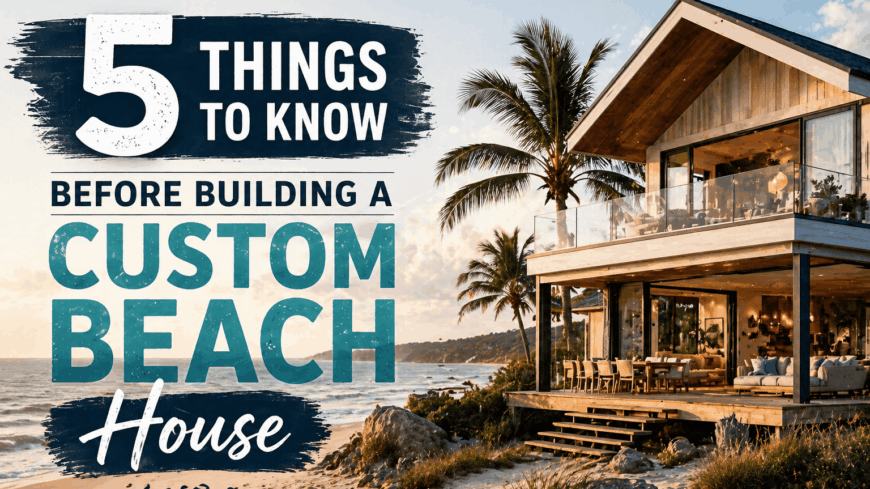 5 Things to Know Before Building a Custom Beach House