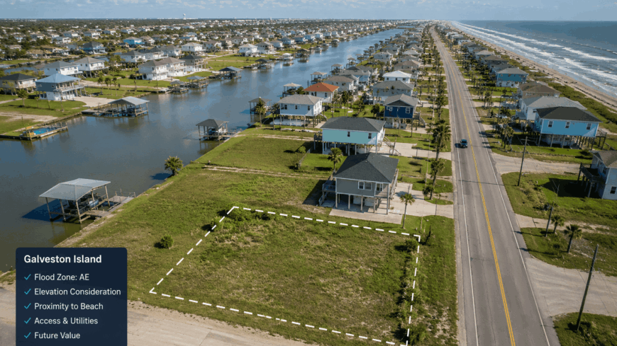 How to Choose a Lot for Your New Build on Galveston Island