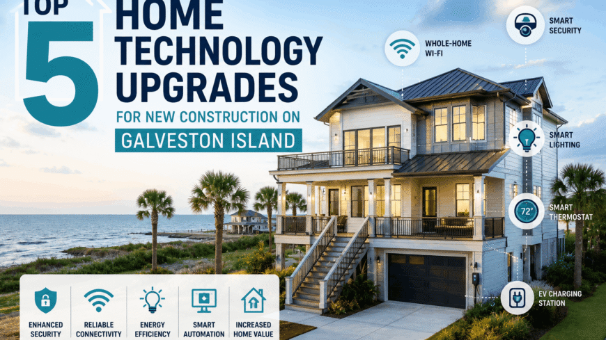 Top 5 Home Technology Upgrades for New Construction on Galveston Island