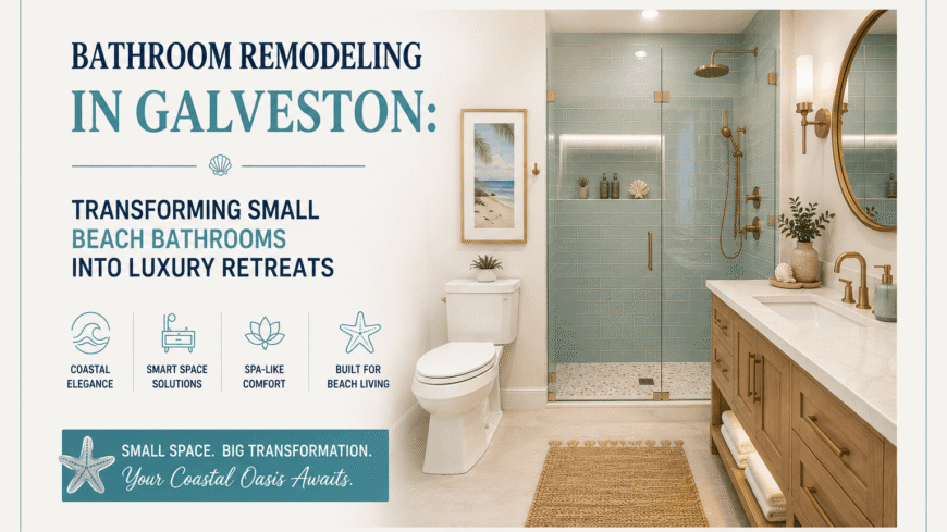 Bathroom Remodeling in Galveston: Transforming Small Beach Bathrooms into Luxury Retreats