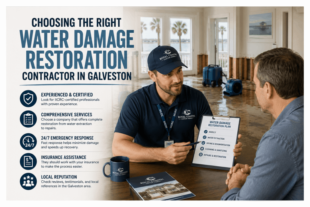 Water damage restoration Galveston