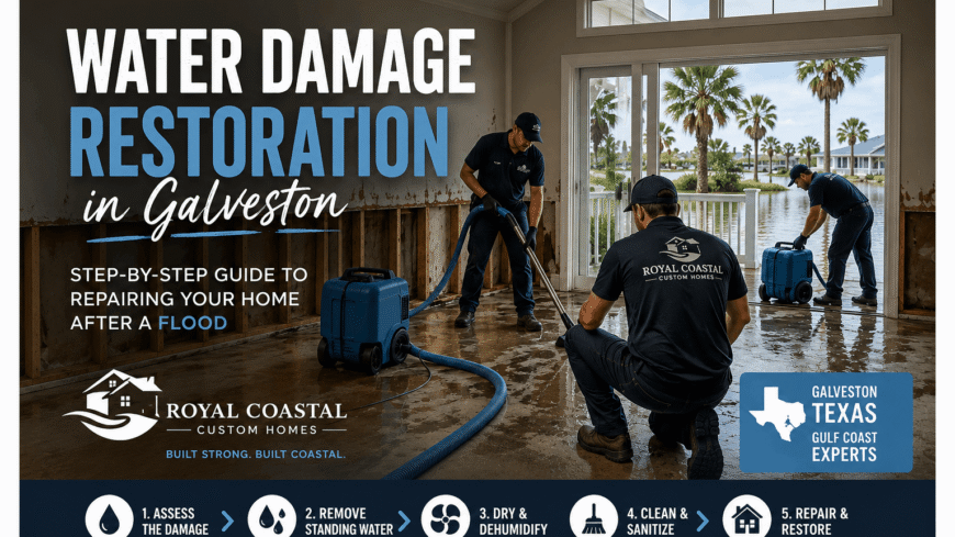 Water Damage Restoration in Galveston: Step-by-Step Guide to Repairing Your Home After a Flood