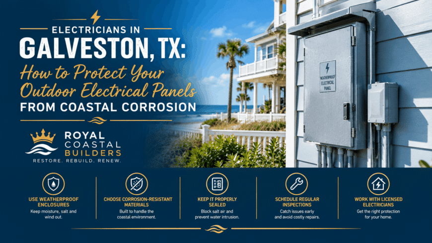 Electricians in Galveston, TX: How to Protect Your Outdoor Electrical Panels from Coastal Corrosion