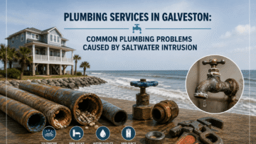Plumbing Services in Galveston: Common Plumbing Problems Caused by Saltwater Intrusion